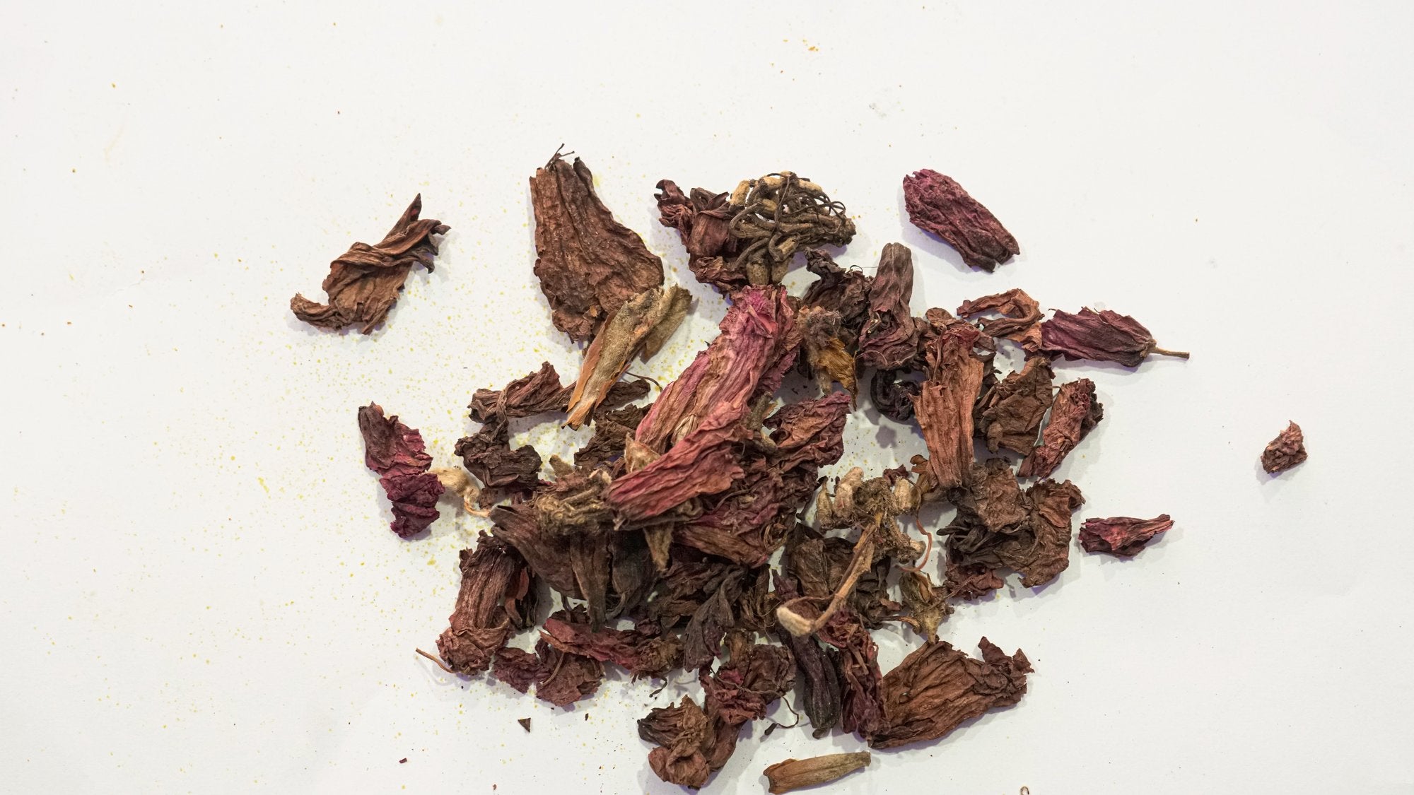 Dried hibiscus flowers for herbal tea