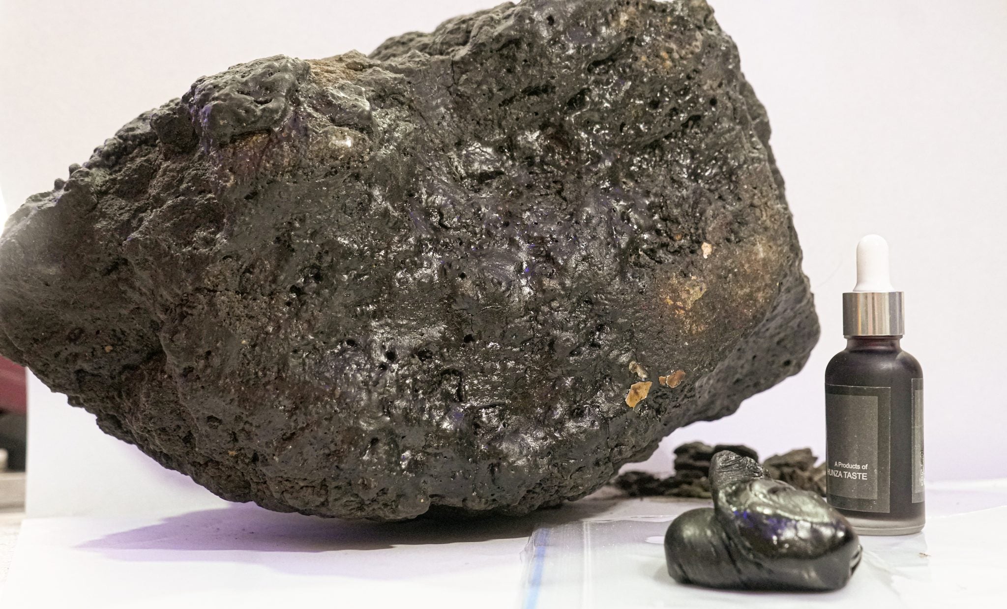 Pure Hunza shilajit (salajeet) resin with dropper